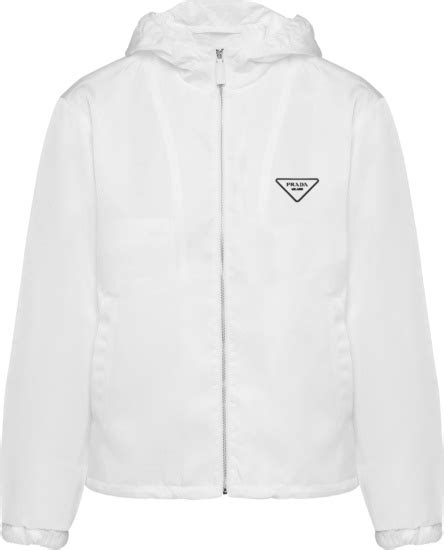 white prada windbreaker jacket|prada windbreakers.